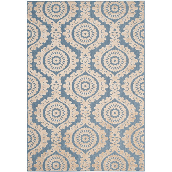 House of Hampton® Danyea Geometric Blue Area Rug & Reviews Wayfair